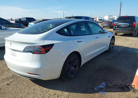 2023 Tesla Model 3 Rear-Wheel Drive from USA, damaged, VIN 5YJ3E1EA7PF542438